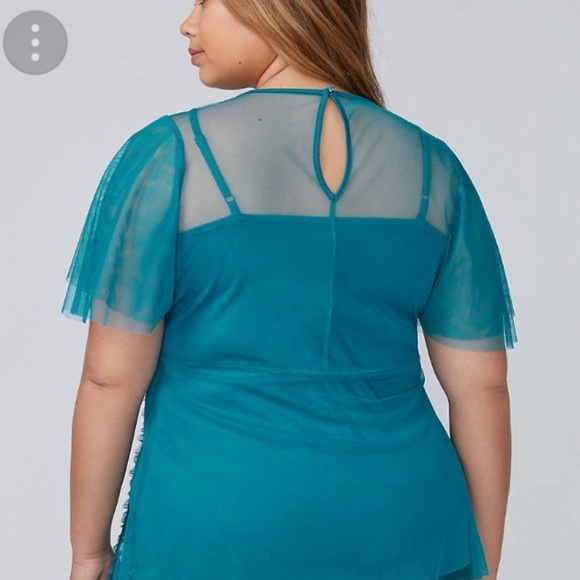 🆕️ Lane Bryant Ruffle Top - Picture 2 of 8